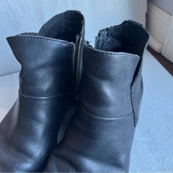 ** Timberland Beckwith Side-Zip Chelsea Boots Size 8 Black Leather - Picture 3 of 12